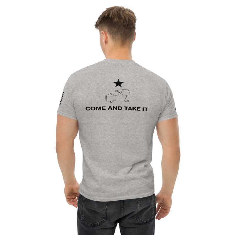 COME AND TAKE IT - UNISEX TEE - NICOTINE