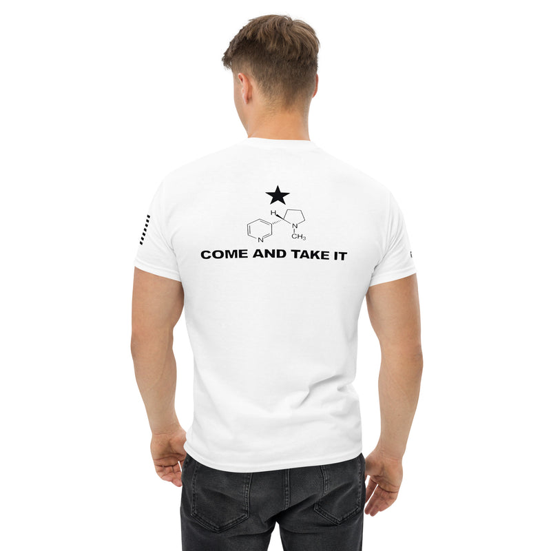 COME AND TAKE IT - UNISEX TEE - NICOTINE