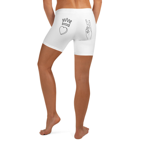 Women's "Peace Out" Athletic Shorts