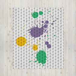 ROWDADDi Abstract Throw Blanket